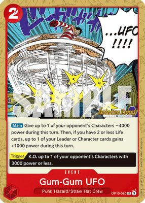 Gum-Gum UFO OP10-020 card