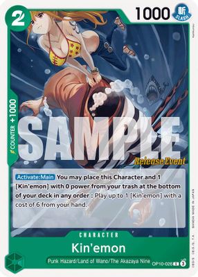 Kin'emon OP10-026 card