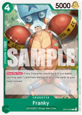 Franky OP10-034 card