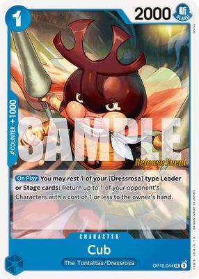Cub OP10-044 card