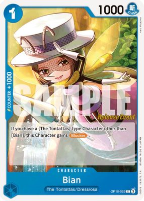 Bian OP10-053 card