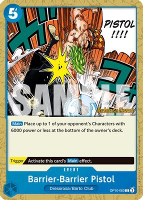 Barrier-Barrier Pistol OP10-060 card