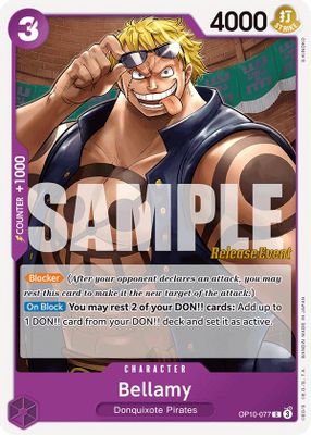 Bellamy OP10-077 card