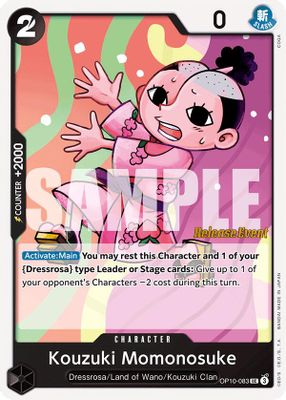 Kouzuki Momonosuke OP10-083 card