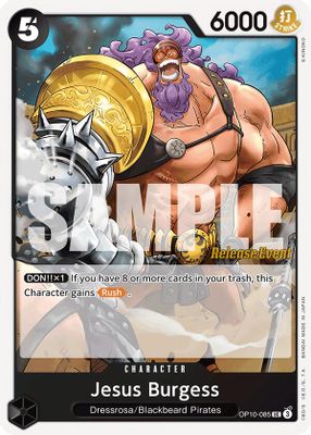 Jesus Burgess OP10-085 card