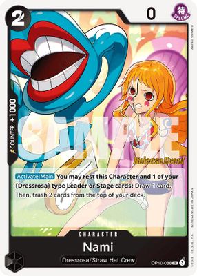 Nami OP10-088 card