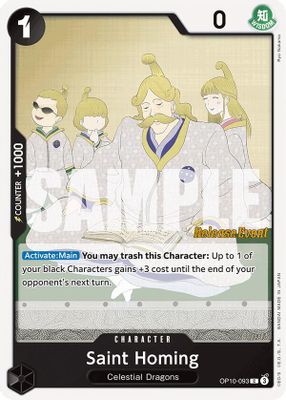 Saint Homing OP10-093 card