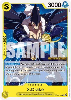 X.Drake OP10-114 card