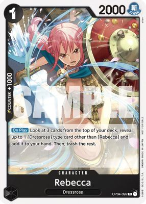 Rebecca OP04-092 card