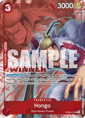 Hongo OP09-011 card