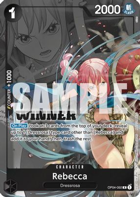 Rebecca OP04-092 card