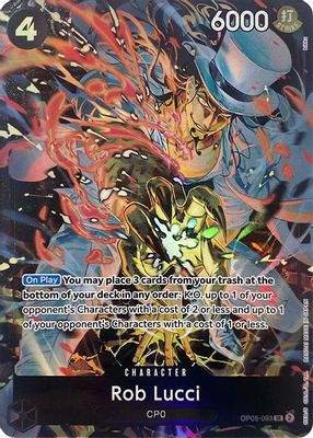 Rob Lucci OP05-093 card