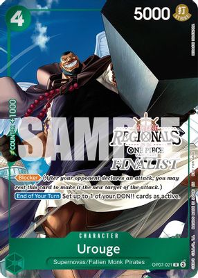 Urouge OP07-021 card