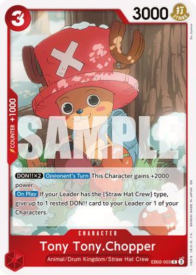 Tony Tony.Chopper EB02-003 card