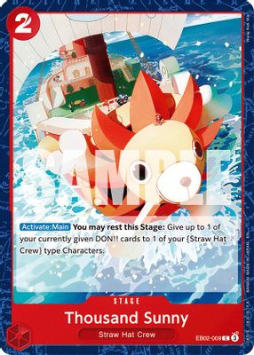 Thousand Sunny EB02-009 card