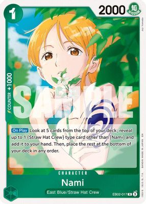 Nami EB02-017 card