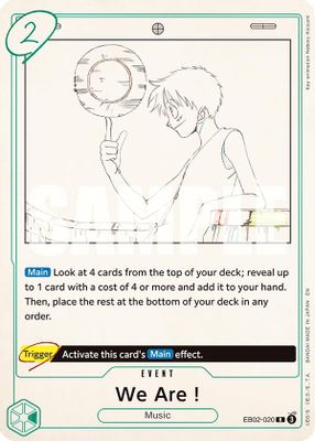 We Are! EB02-020 card