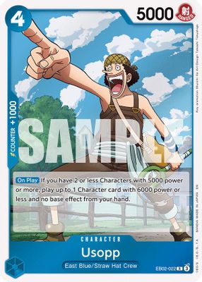 Usopp EB02-022 card