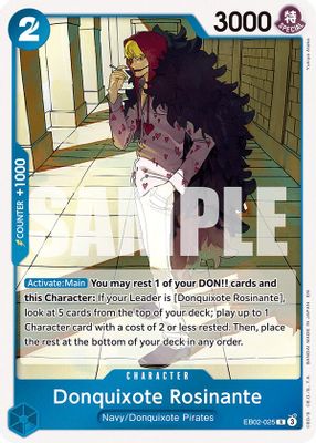 Donquixote Rosinante EB02-025 card