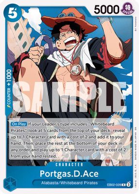 Portgas.D.Ace EB02-028 card