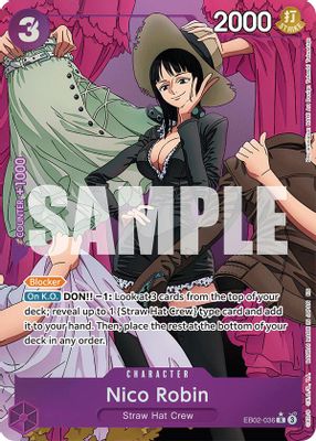 Nico Robin EB02-036 card