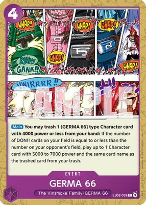 GERMA 66 EB02-039 card