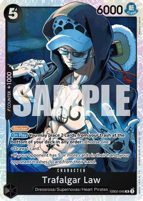 Trafalgar Law EB02-045 card