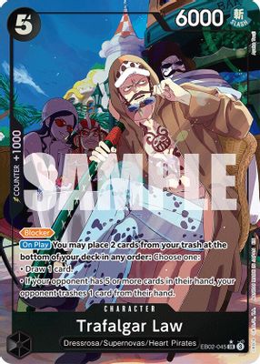 Trafalgar Law EB02-045 card