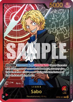 Sabo OP05-001 card