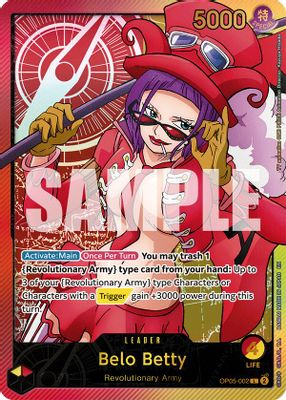 Belo Betty OP05-002 card