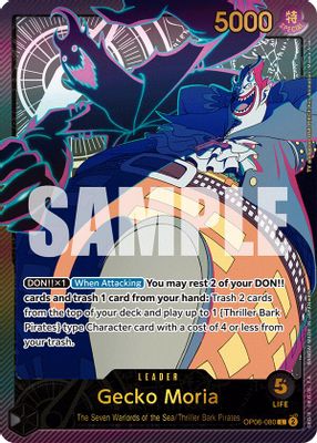 Gecko Moria OP06-080 card