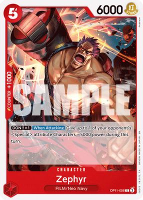 Zephyr OP11-006 card