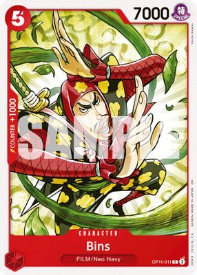 Bins OP11-011 card