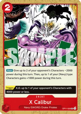 X Calibur OP11-020 card