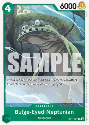 Bulge-Eyed Neptunian OP11-027 card