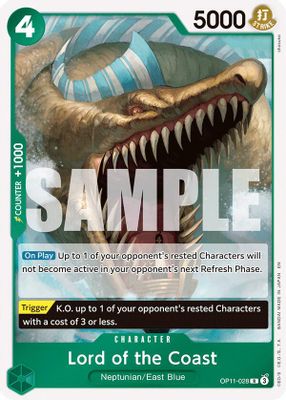 Lord of the Coast OP11-028 card