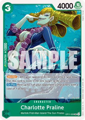 Charlotte Praline OP11-029 card