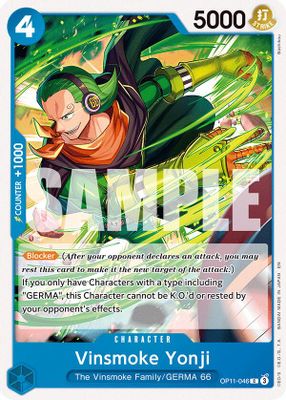 Vinsmoke Yonji OP11-046 card