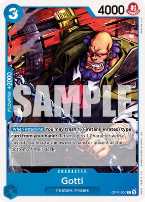 Gotti OP11-050 card