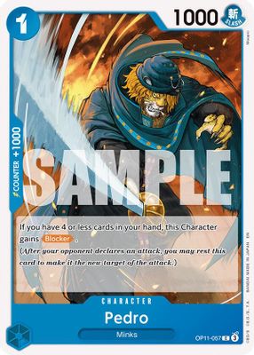 Pedro OP11-057 card