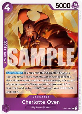 Charlotte Oven OP11-066 card