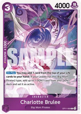 Charlotte Brulee OP11-069 card