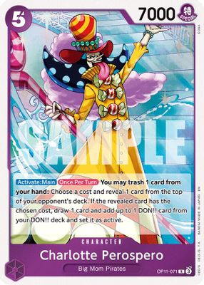 Charlotte Perospero OP11-071 card