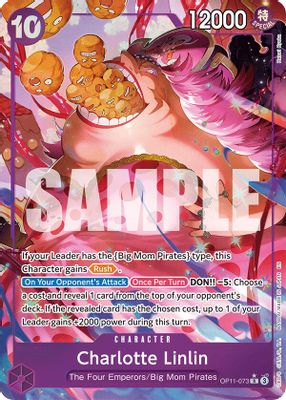 Charlotte Linlin OP11-073 card