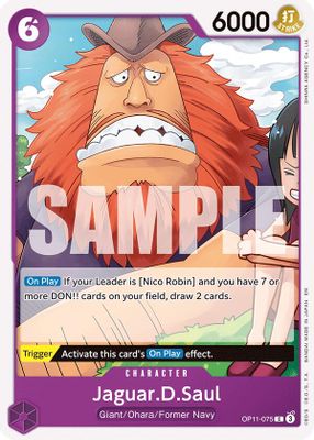Jaguar.D.Saul OP11-075 card