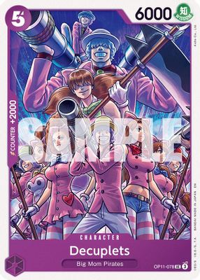 Decuplets OP11-078 card