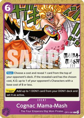 Cognac Mama-Mash OP11-081 card