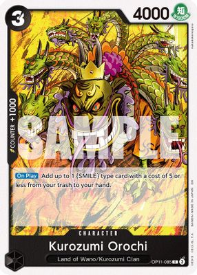 Kurozumi Orochi OP11-085 card