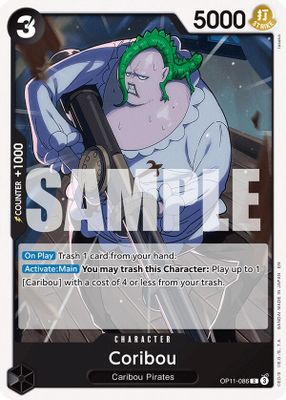 Coribou OP11-086 card
