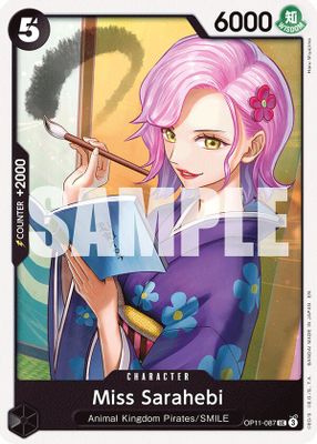 Miss Sarahebi OP11-087 card